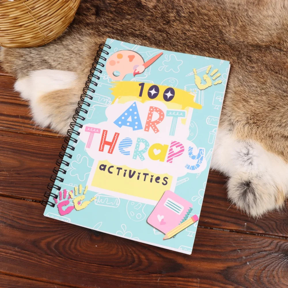 100 Art Relaxation Worksheets, Creative Activities for Teens for Emotional Awareness, Relaxation and Self-Acceptance