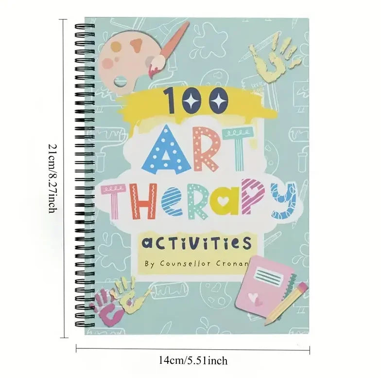 100 Art Relaxation Worksheets, Creative Activities for Teens for Emotional Awareness, Relaxation and Self-Acceptance