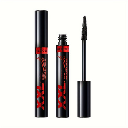 Intense Voluminous Black Mascara - Extreme Lengthening & Lash-Plumping Formula, Curl-Defining, Smudge-Proof for All-Day Glamorous Lashes