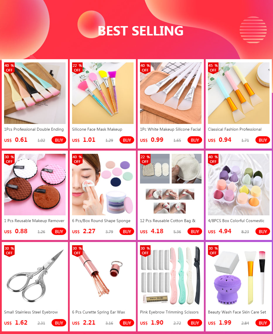 1Pc White Makeup Silicone Facial Mask Brush Professional Mud Cream Brushes DIY Skin Care Foundation Gel Cosmetic Beauty Tool