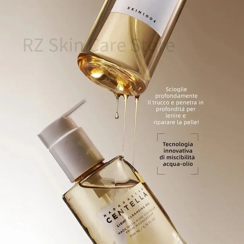 SKIN1004 Madagascar Centella Skincare Asiatica Whitening Cream Serum Cleansing Gel Foam Toner 4Pcs/Set Korean Skin Care Essence