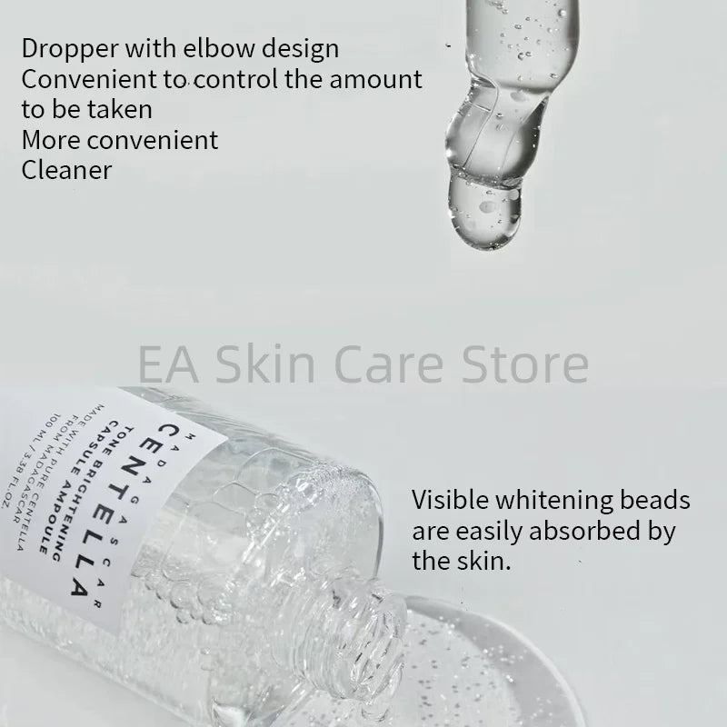 SKIN1004 Madagascar Centella Skincare Asiatica Whitening Cream Serum Cleansing Gel Foam Toner 4Pcs/Set Korean Skin Care Essence