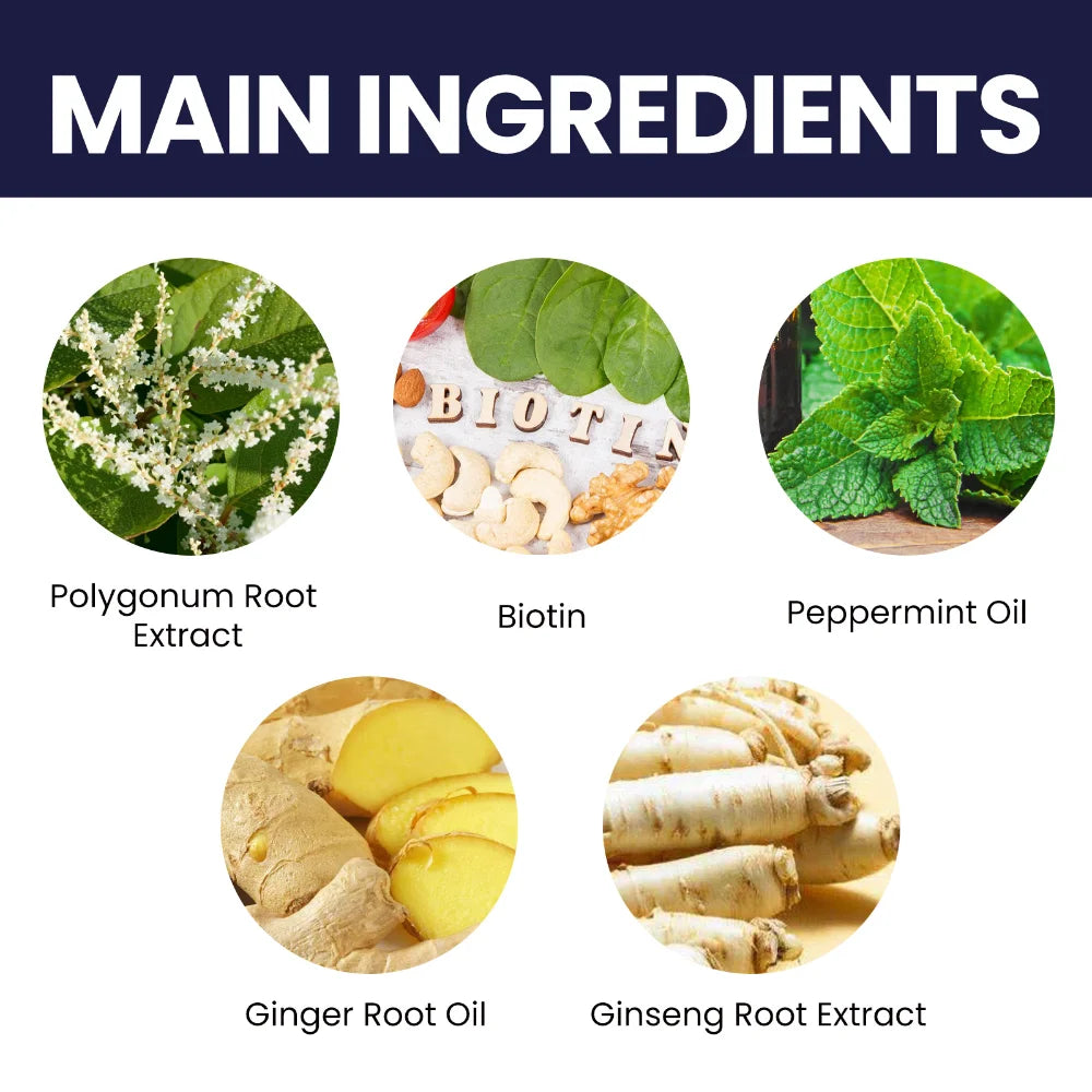 Fast Hair Growth Hair Follicle Treatment Hair Growth Seborrheic Alopecia Hairline Upward Postpartum Hair Loss Baldness Hair Loss