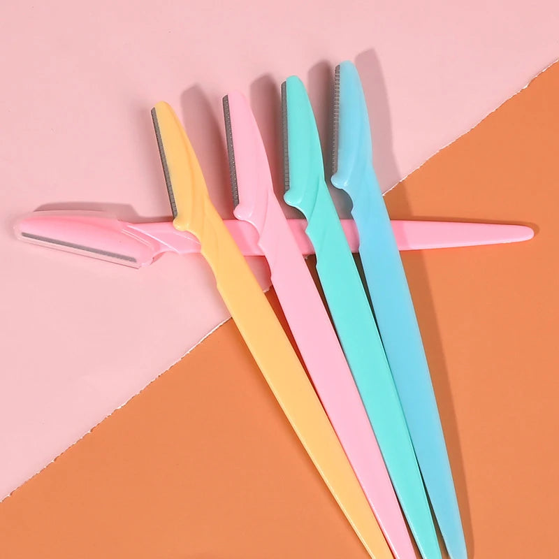 3pcs Eyebrow Trimmer Set Anti-scratch Safety Sharp Shaving Blade Eyebrow Trimmer Beauty Tool